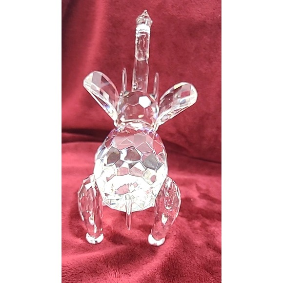 VTG Shannon Crystal Ireland Faceted Clear Crystal 6" Elephant Trunk Up-EXCELLENT - Picture 7 of 13